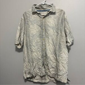 Tommy Bahama Blue and Cream Original Fit Shirt